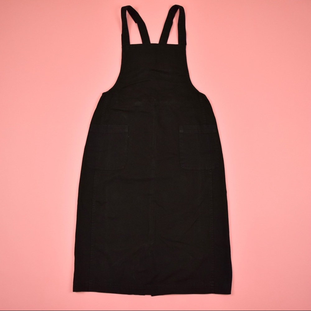 black overall dress - Picture 5 of 10